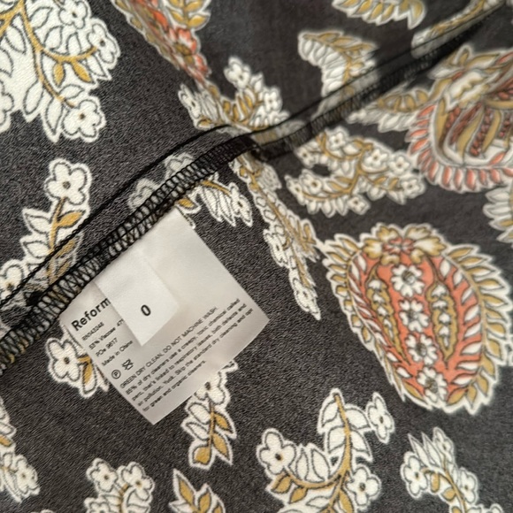 Reformation Crimini Midi Dress Paisley size 0 - Picture 6 of 7